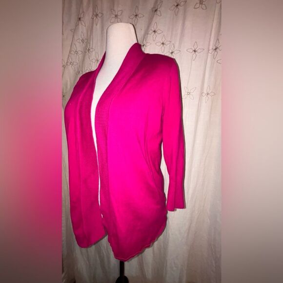 NWOT Laura Ashley 3-4 sleeve cardigan size large - Picture 1 of 4